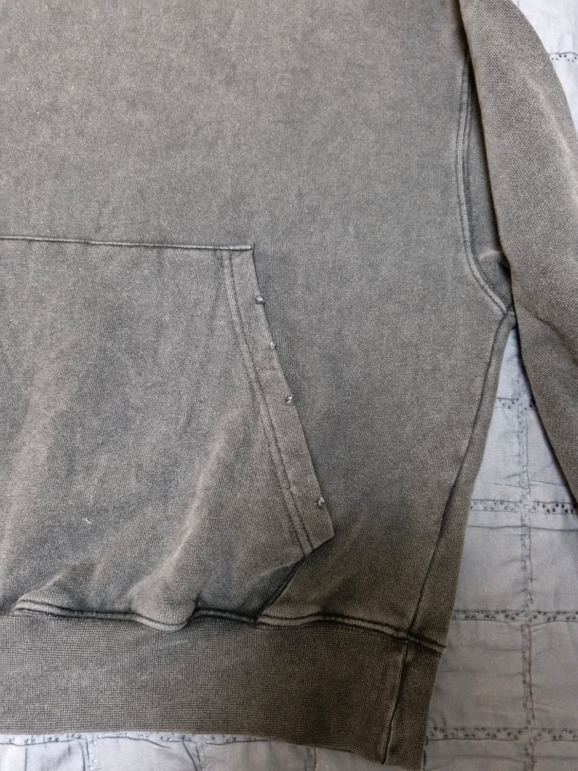 자라 워시드 박스핏 후드티셔츠 상품이미지6