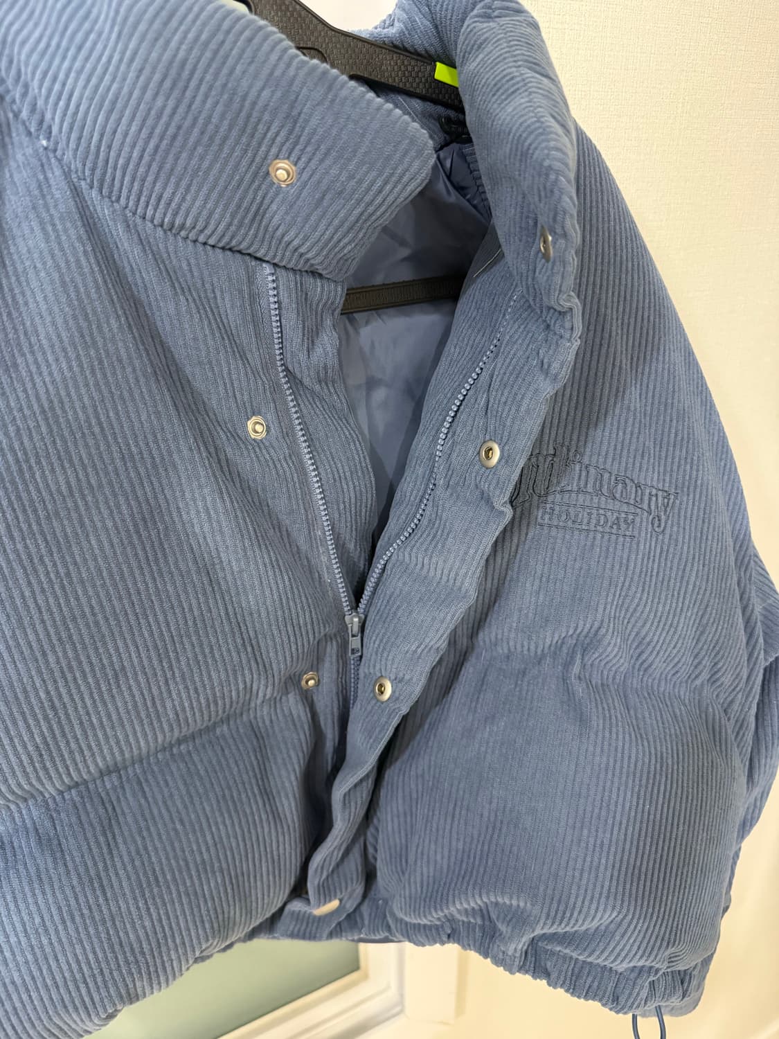 오디너리홀리데이 코듀로이 패딩 (Blue) 상품이미지4