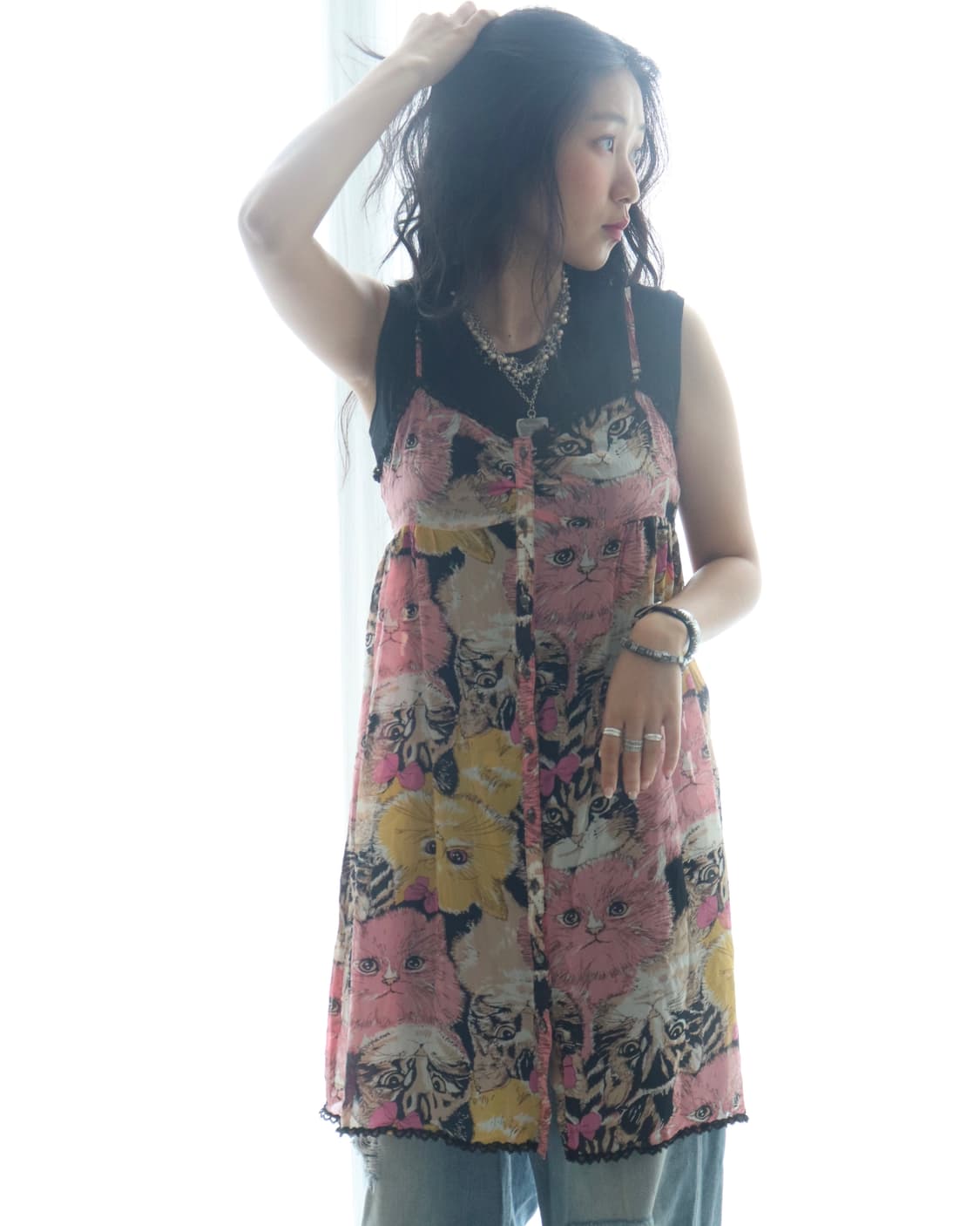 [Hysteric Glamour] Cat Printing Dress 상품이미지5