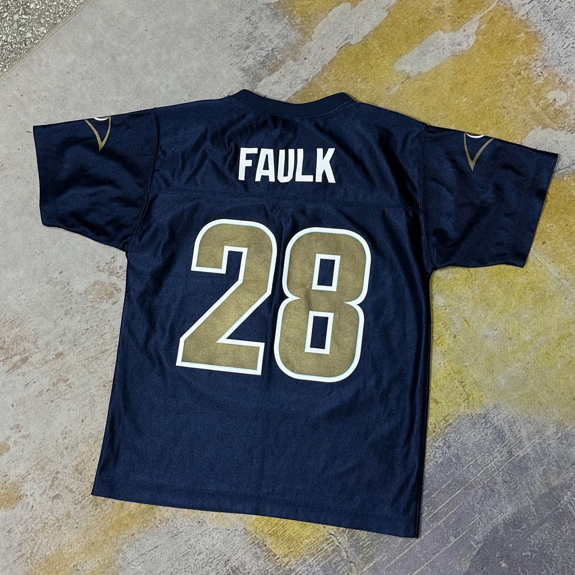 NFL 블록코어 faulk 반팔저지 M 상품이미지3