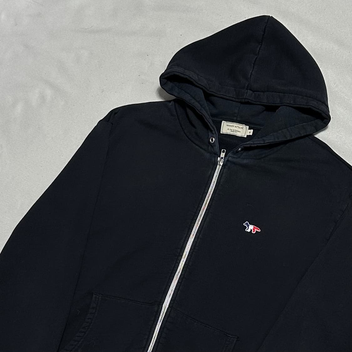 M 메종키츠네 프랑스 여우로고 후드집업 상품이미지1