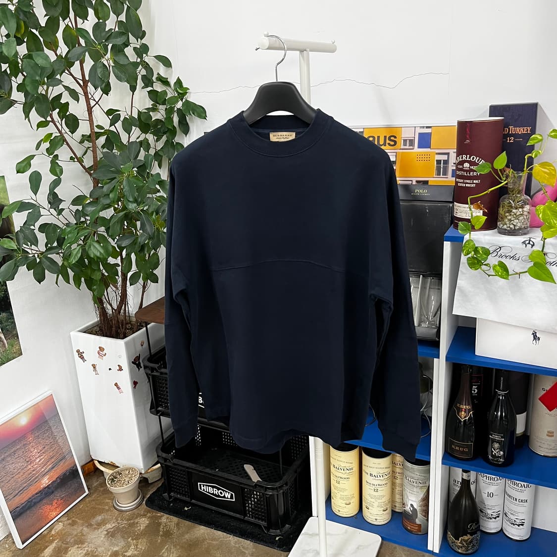 버버리 백로고 프린팅 롱슬리브 M 상품이미지3