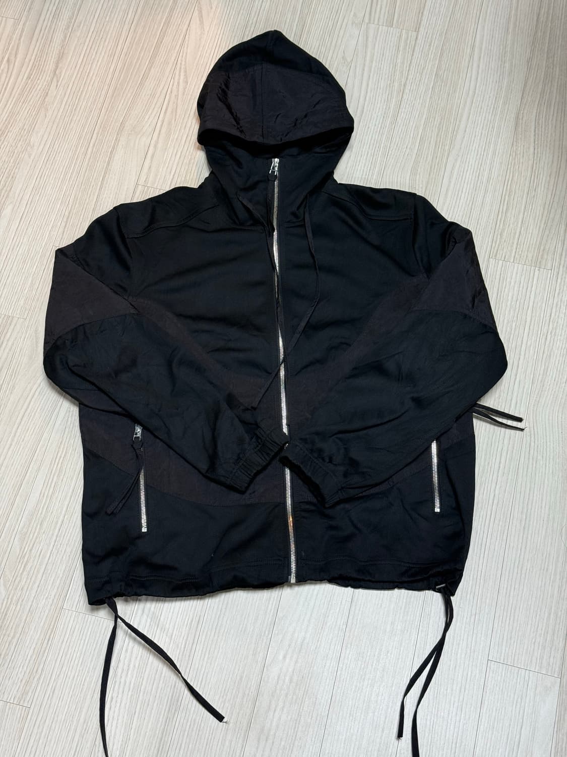 [M] 강혁 에어백 패치 저지 후드 점퍼 상품이미지1