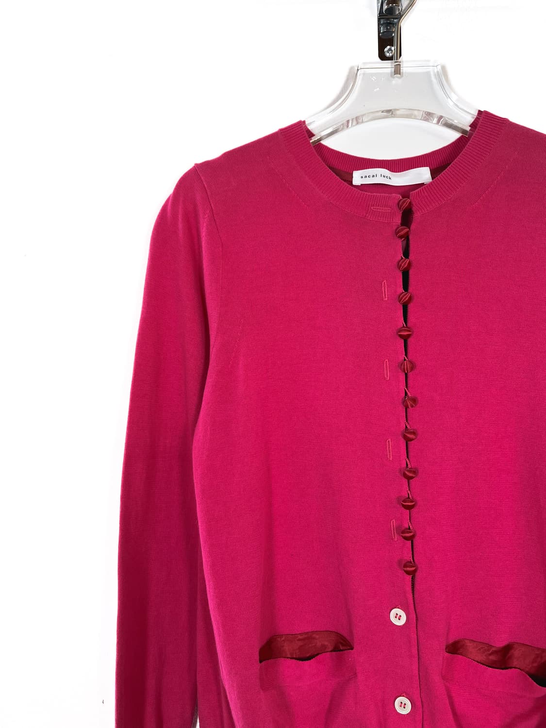 사카이 럭 멀티버튼 레이어드 가디건 상품이미지3