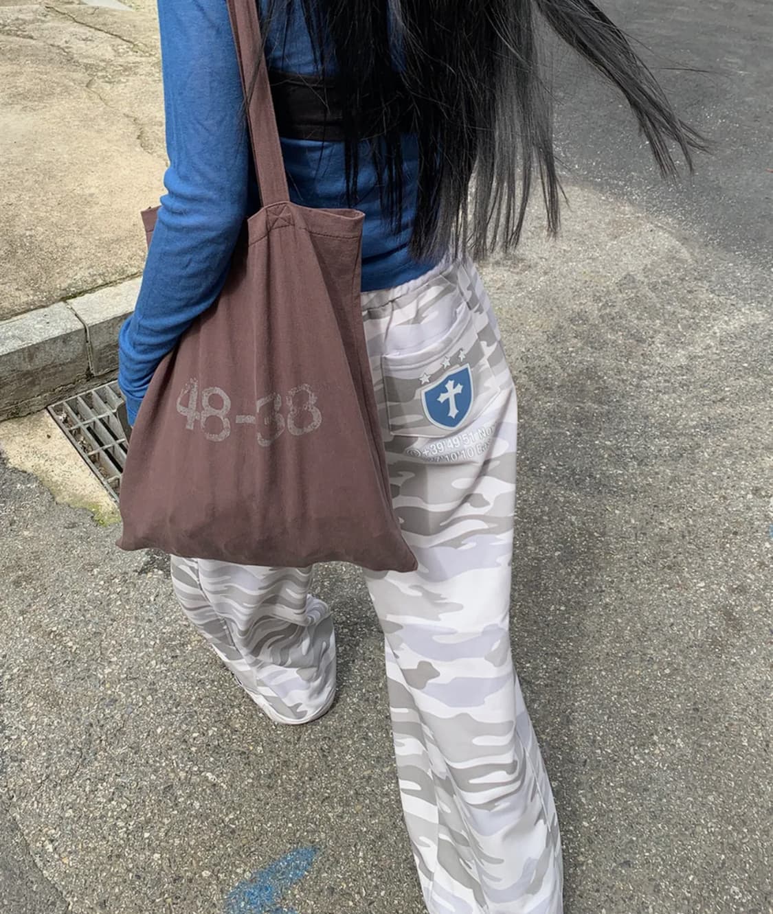 쏘비 Poi Pants (화이트 카모) 상품이미지1