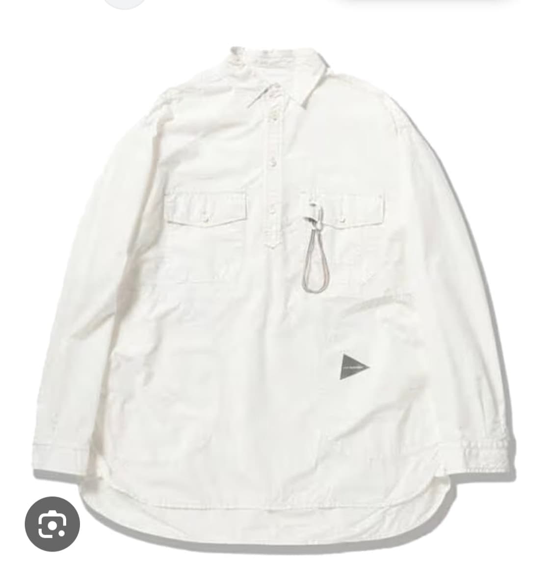 앤드원더 코듀라 타이프라이트 롱슬리브 셔츠  화이트 남방 3 상품이미지1