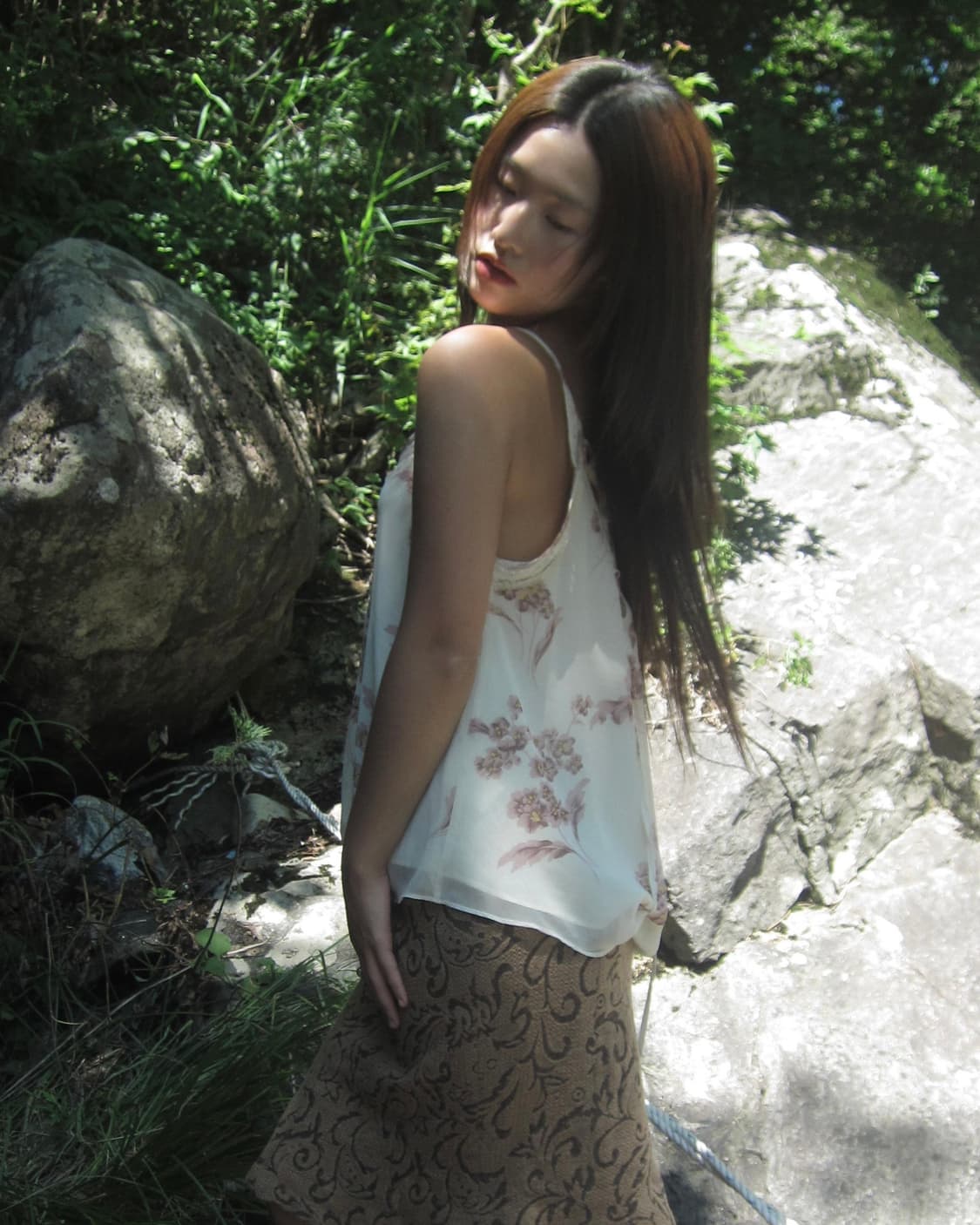vintage flower sleeveless top 상품이미지8