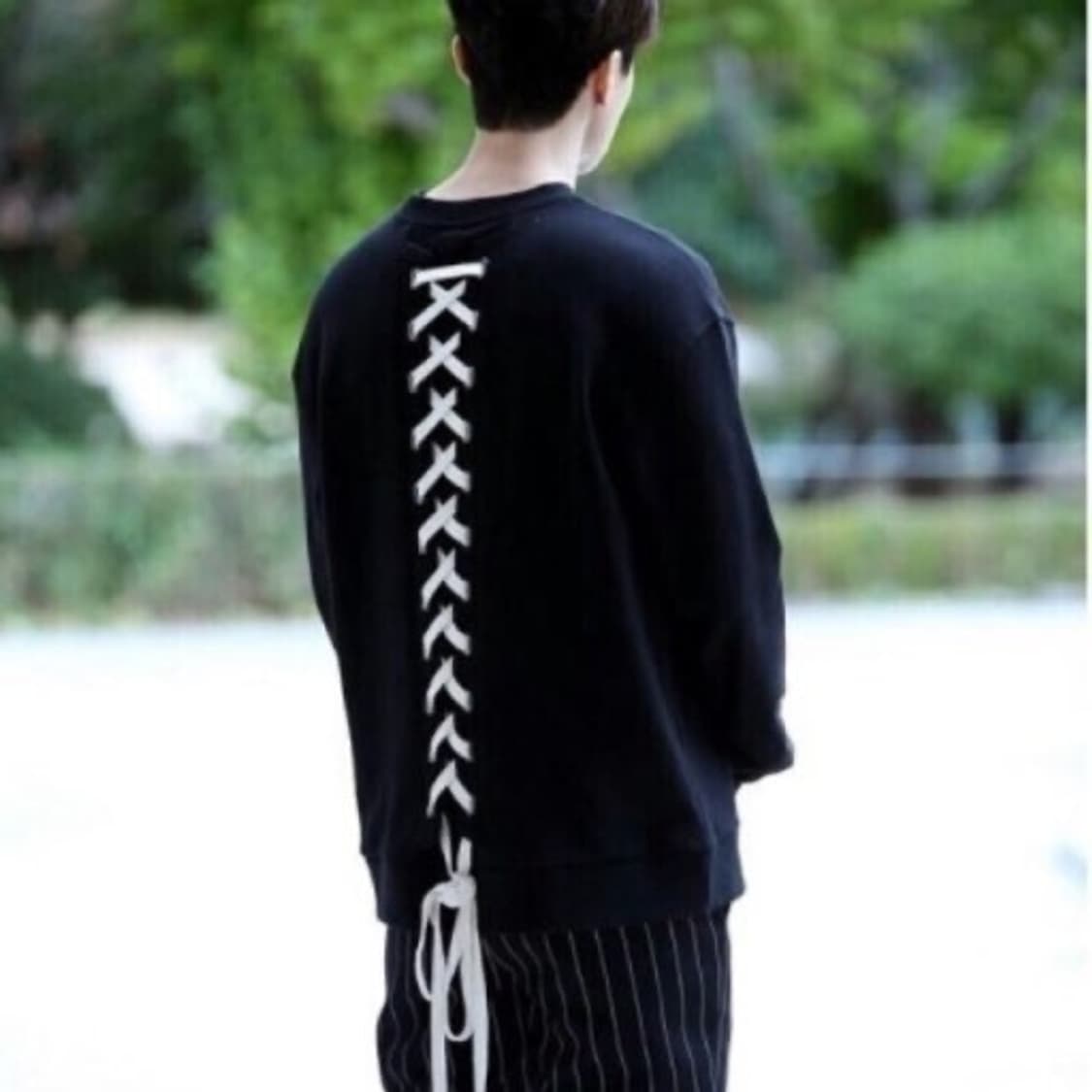 디바이디그낙 레이스업 맨투맨 s사이즈 상품이미지5