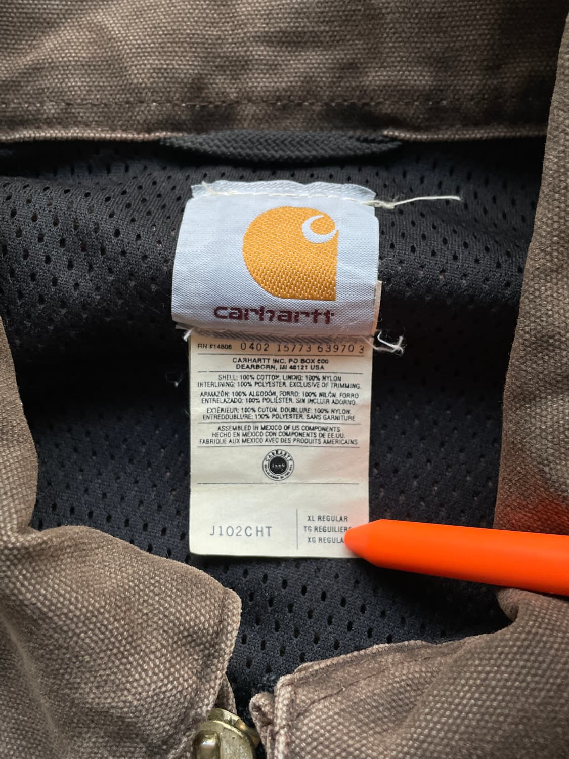 칼하트 J102 CHT 산타페 자켓 상품이미지3