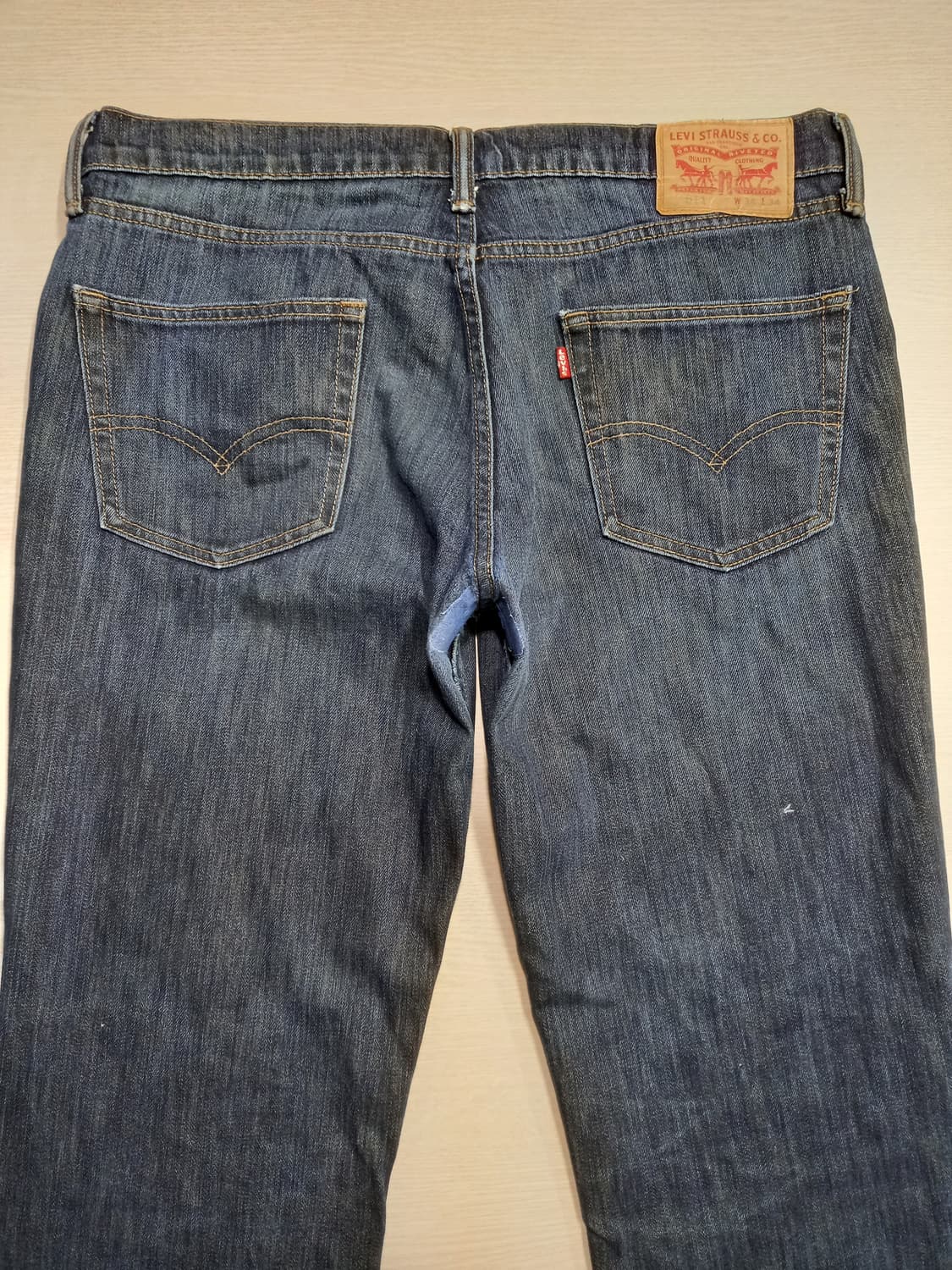 34 리바이스511 워싱 스판 슬림일자진 진청 34-566 상품이미지4