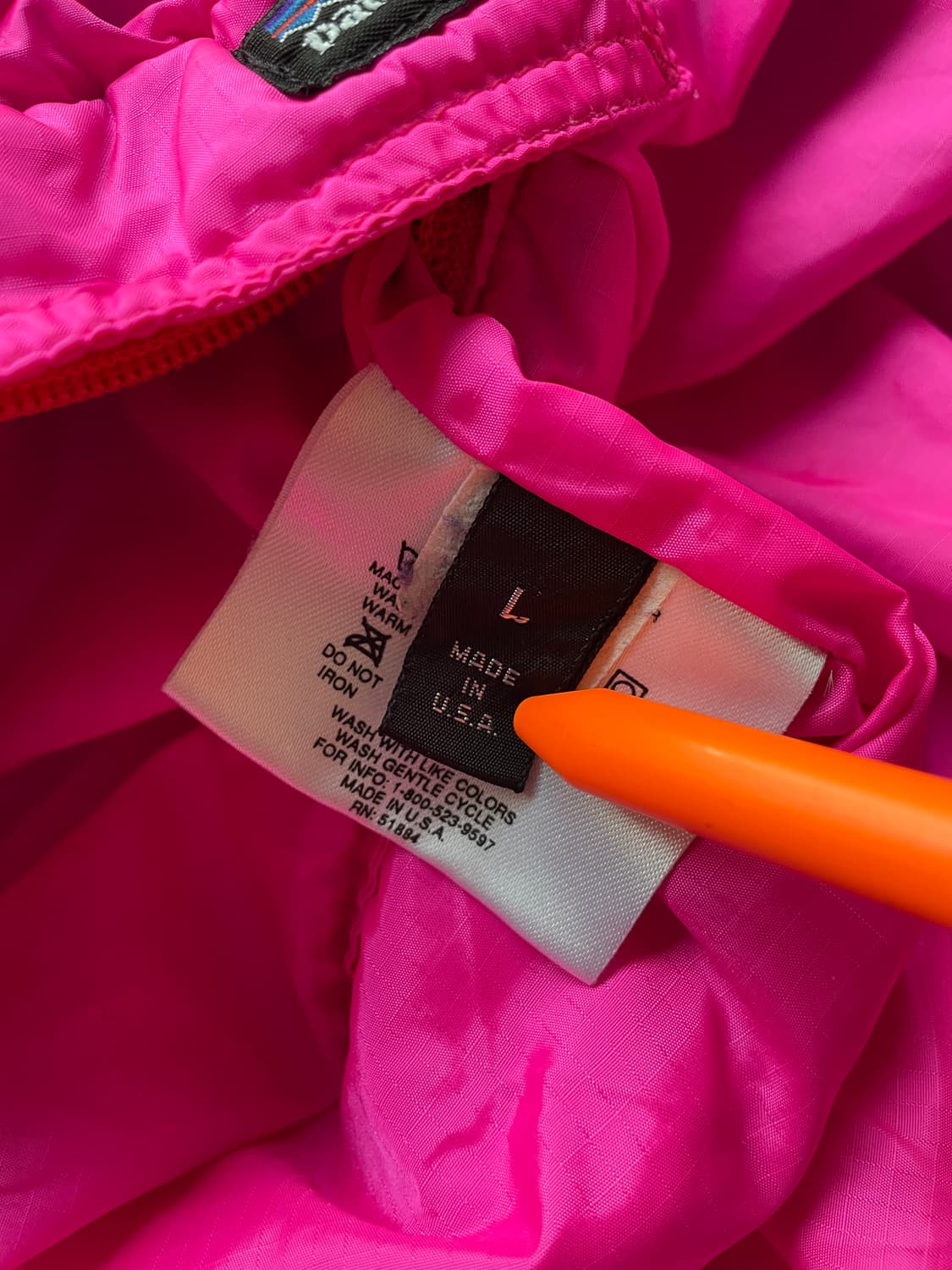 90s 파타고니아 글리세이드 플리스 자켓 블루 핑크 상품이미지9