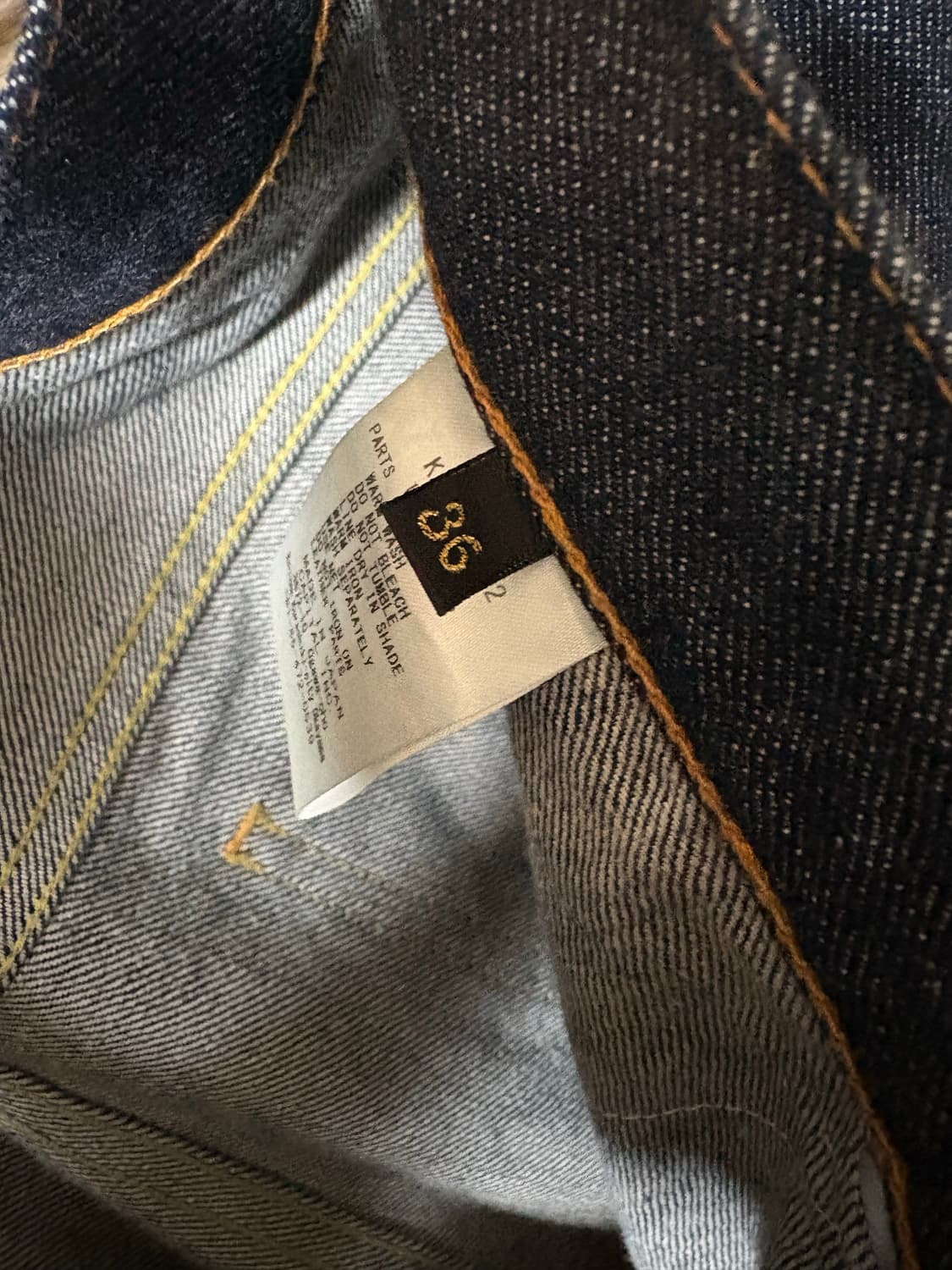 캐피탈 에이프런 부츠컷 데님 상품이미지5