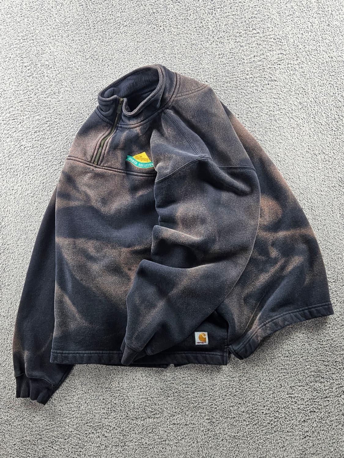 칼하트 다잉 워시드 커스텀 스웻 하프 집업 ( 2XL ) / 10884 상품이미지3