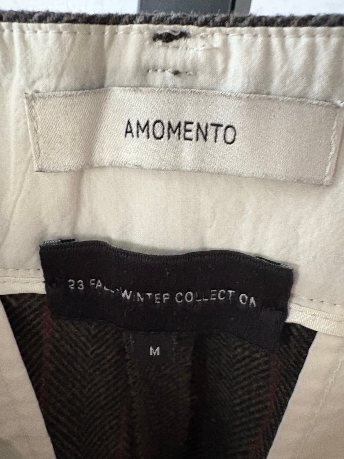 아모멘토 울 스트라이프 마틴 팬츠 M 상품이미지5