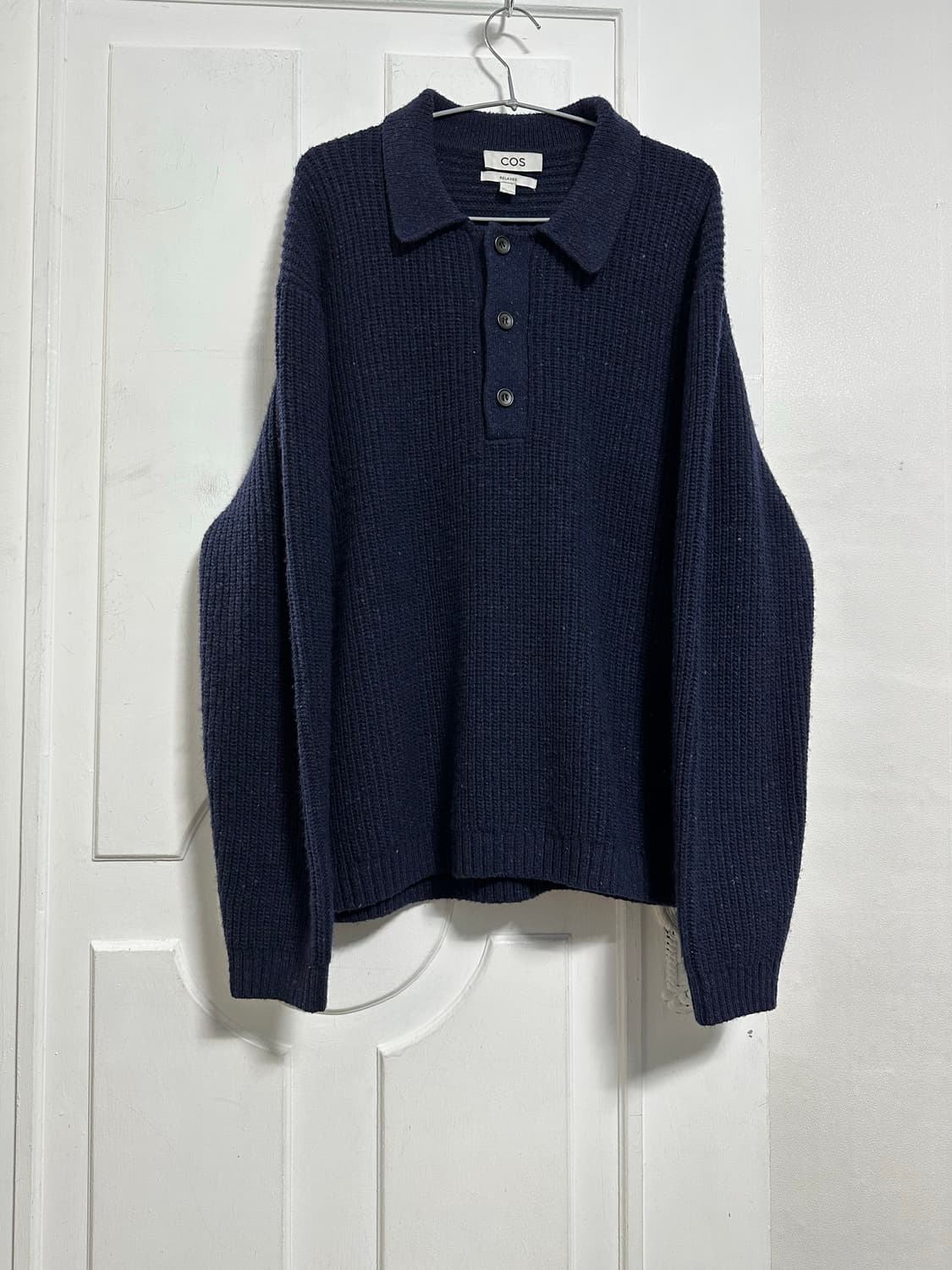 코스 COS 캐시미어 블랜드 폴로 니트 상품이미지1