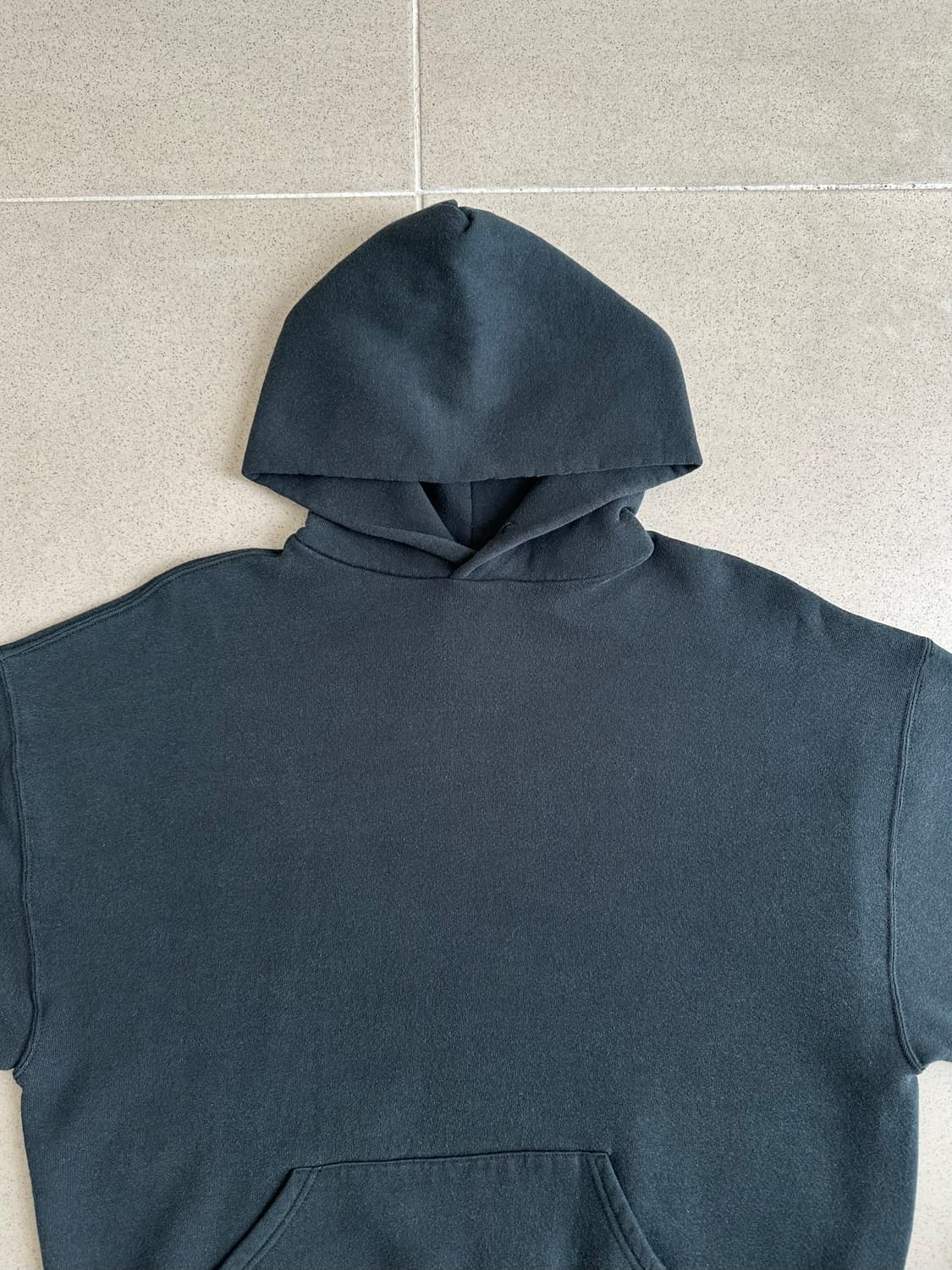 90s 빈티지 러셀 후드 블랙 XL 상품이미지4