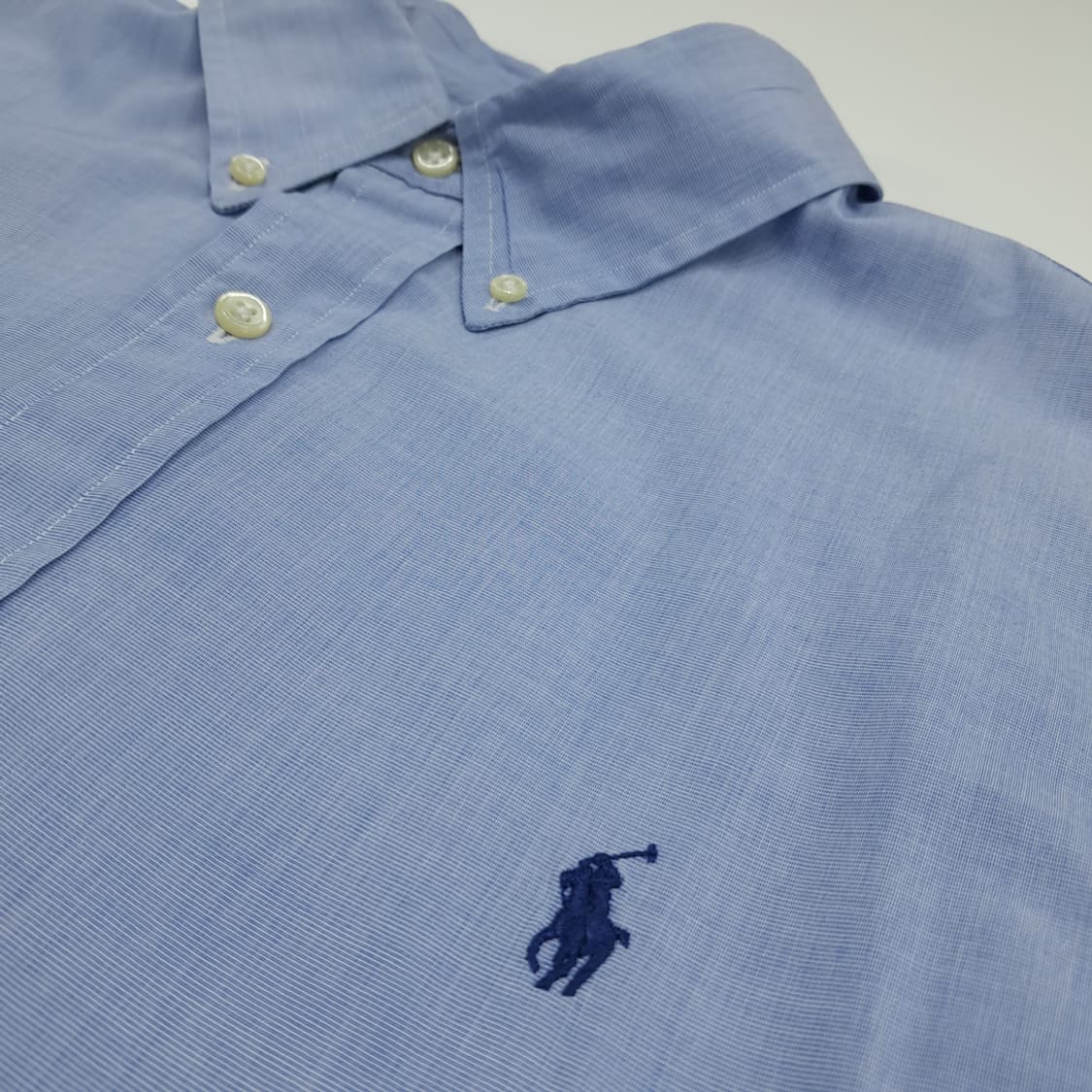CN721 2XL 폴로 랄프로렌 블루 긴팔 셔츠 남방 상품이미지5