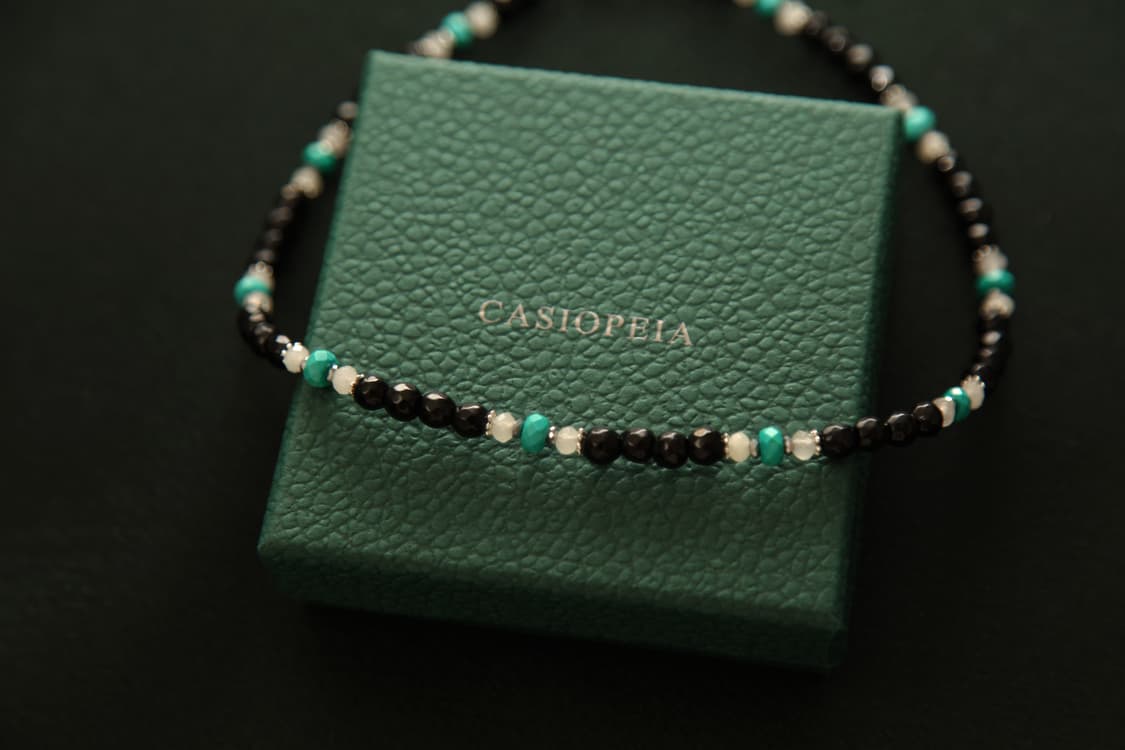 CASIOPEIA #041 Turquoise Zebra 오닉스 목걸이 상품이미지7
