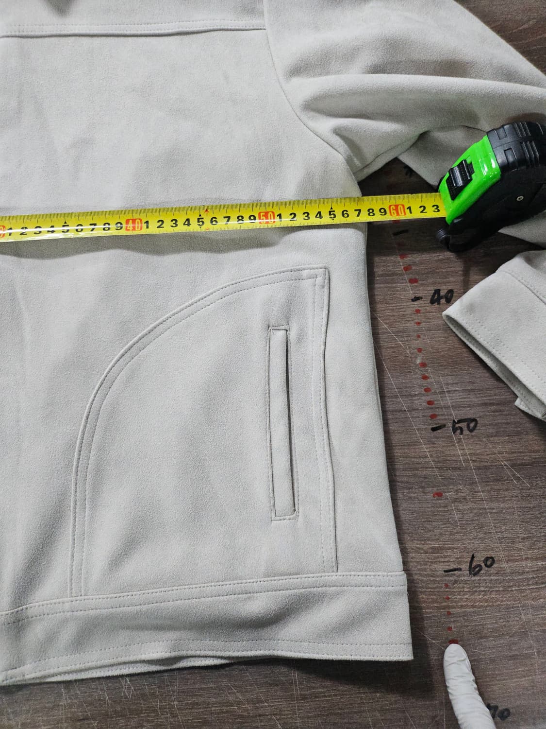 ROAR 스웨이드 스타일 자켓 아이보리  XL 상품이미지5