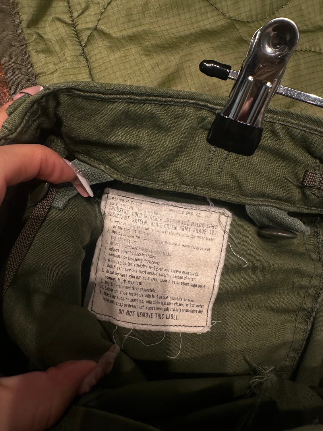 1970s military 미군 m65팬츠 상품이미지10