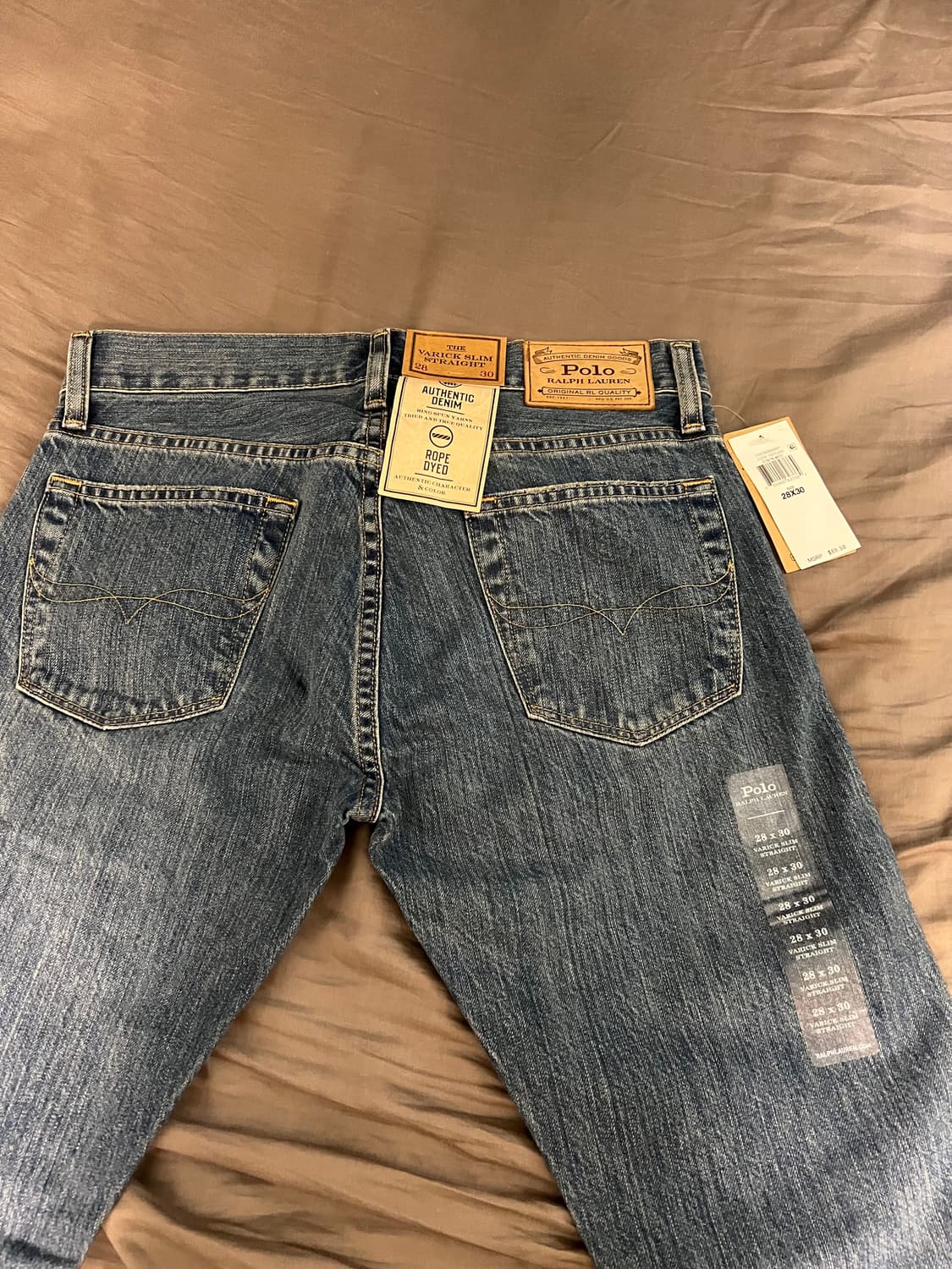 폴로 랄프로렌 연청 청바지 28 새제품 상품이미지4