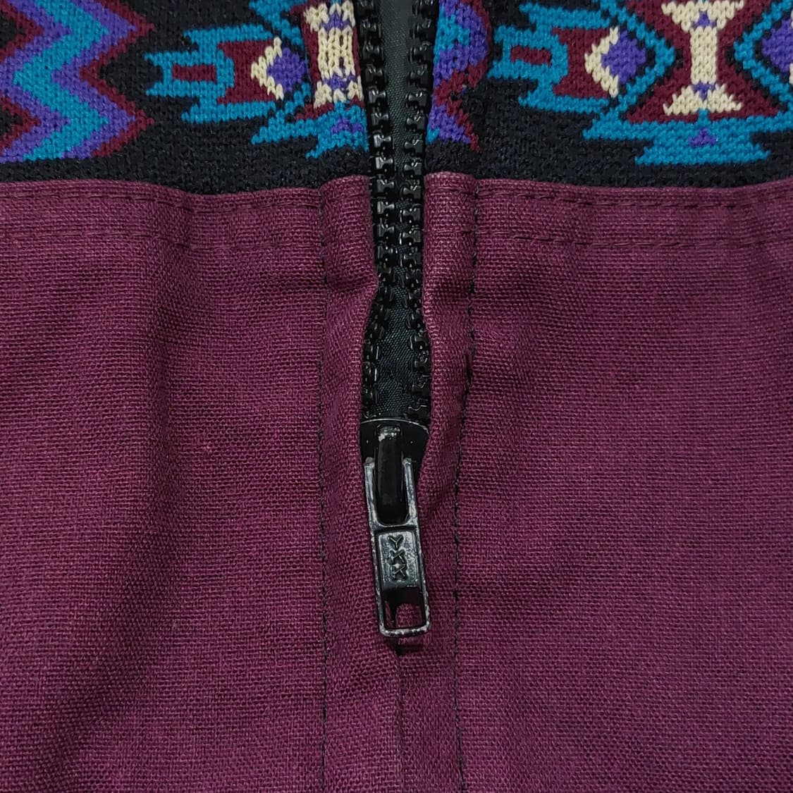 80s David James 아즈텍 봄버 자켓 L (110)산타페 상품이미지5