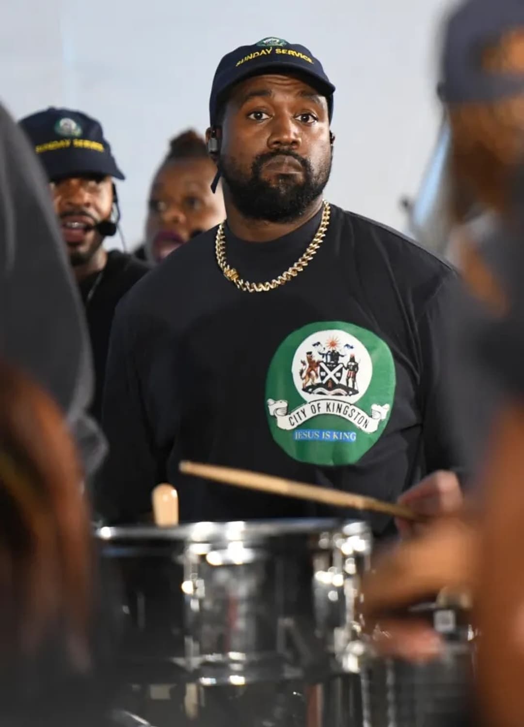 [m]칸예 jesus is king 자메이카 티셔츠 상품이미지1