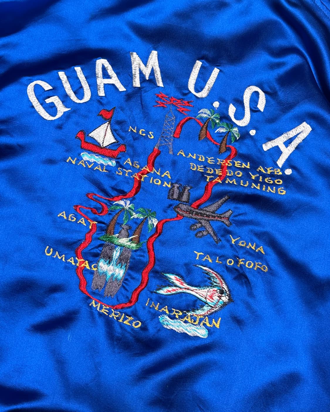 90s Sammy's Embroidery 수베니어 스카쟌 자켛 상품이미지7