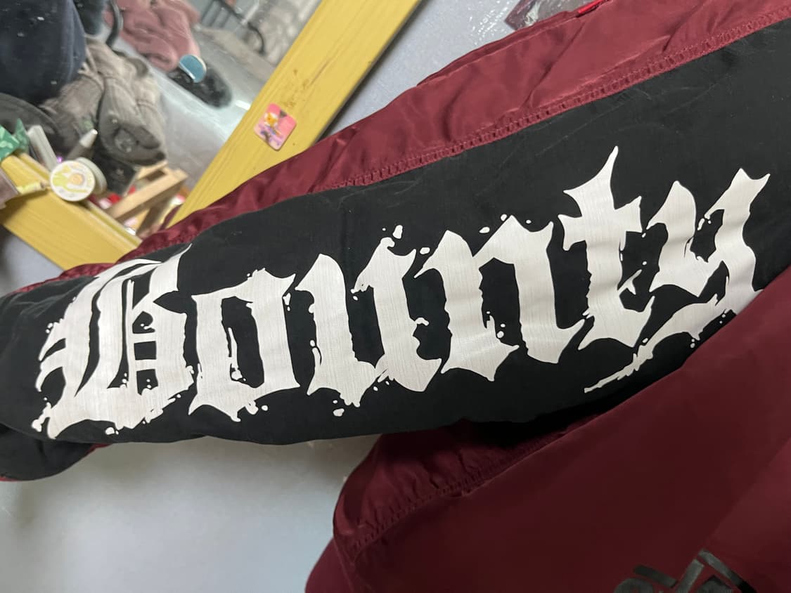 슈프림 X 바운티 헌터 ma-1 자켓 버건디 상품이미지10