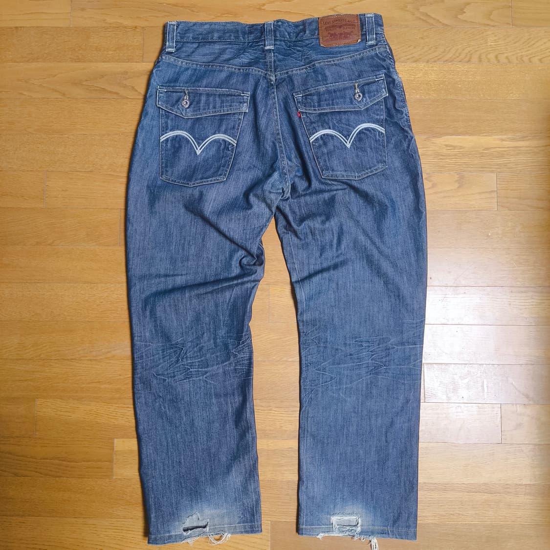 [33] LEVI'S 리바이스 569 루즈 스트레이트 흑청 상품이미지2