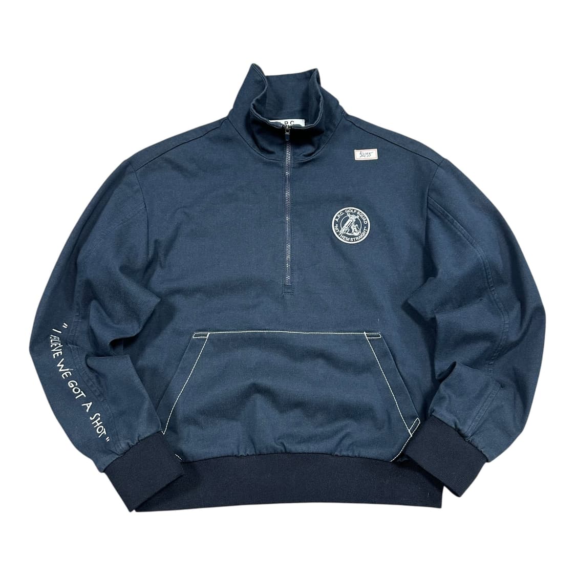 ✨ (바배) A.P.C 아페쎄 골프 반집업 스웻 셔츠 맨투맨 상품이미지2