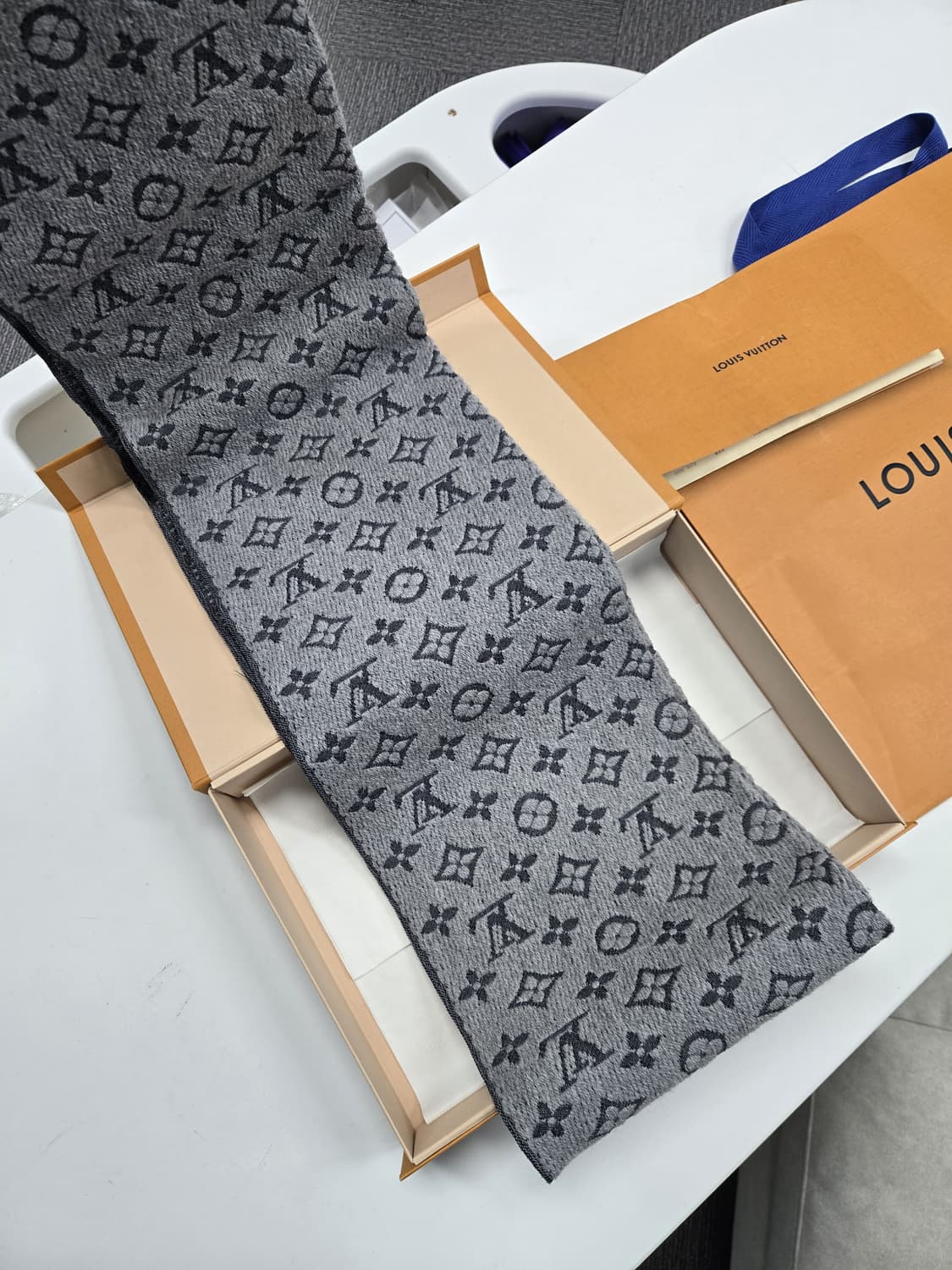 [A급컨디션]루이비통 모노그램 머플러 상품이미지3