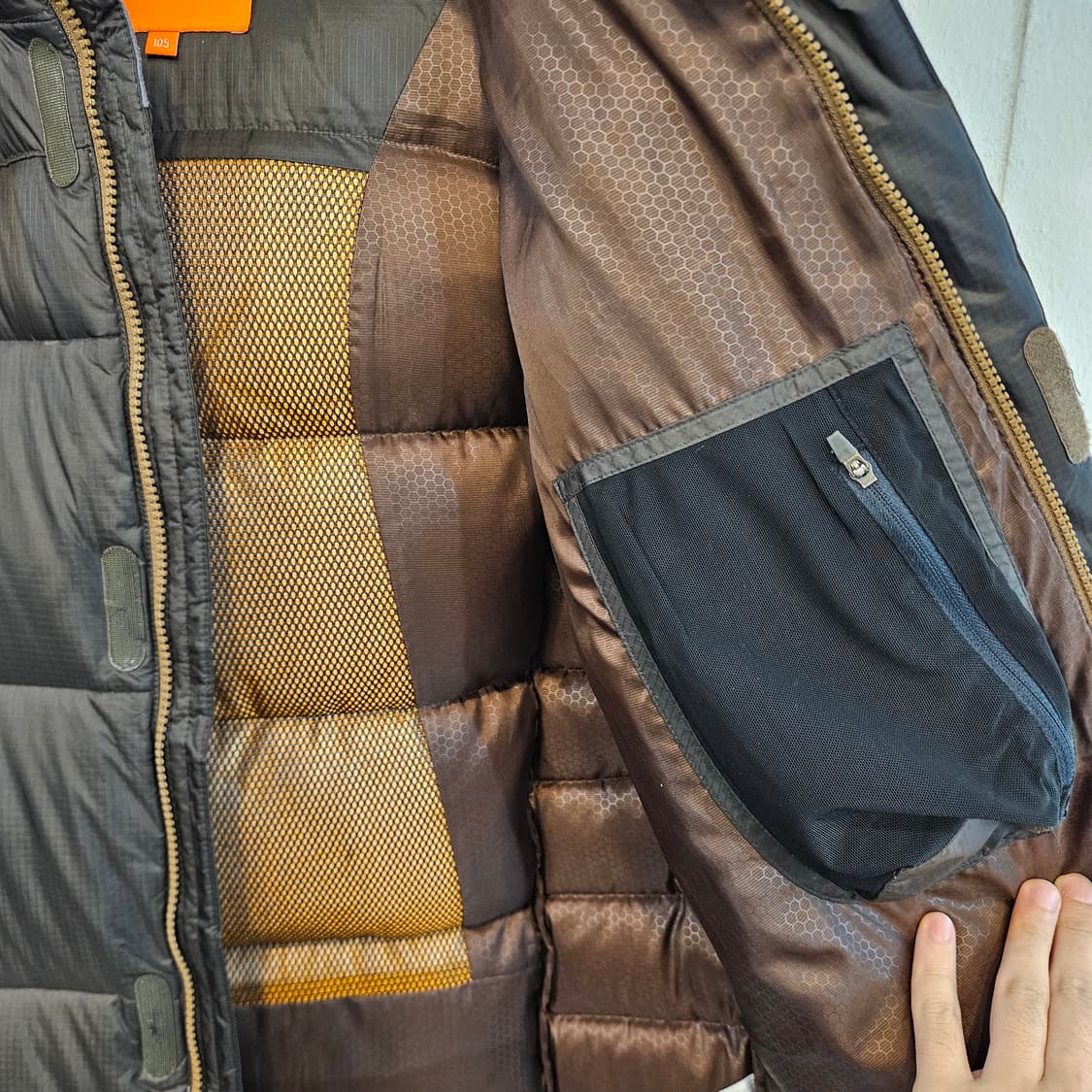 105(XL)/실측100(L)라푸마 구스다운 패딩 상품이미지5