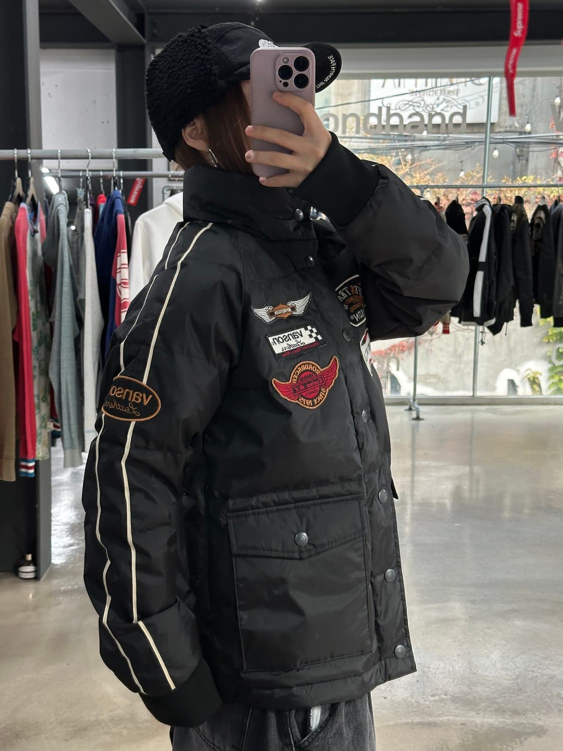 벤슨 Motorcycles 패딩 점퍼 상품이미지4