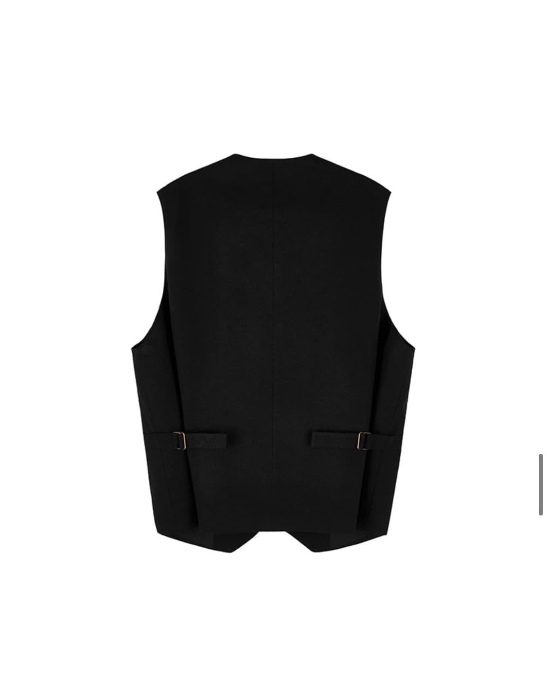 repos Over Cotton Vest Black 상품이미지6