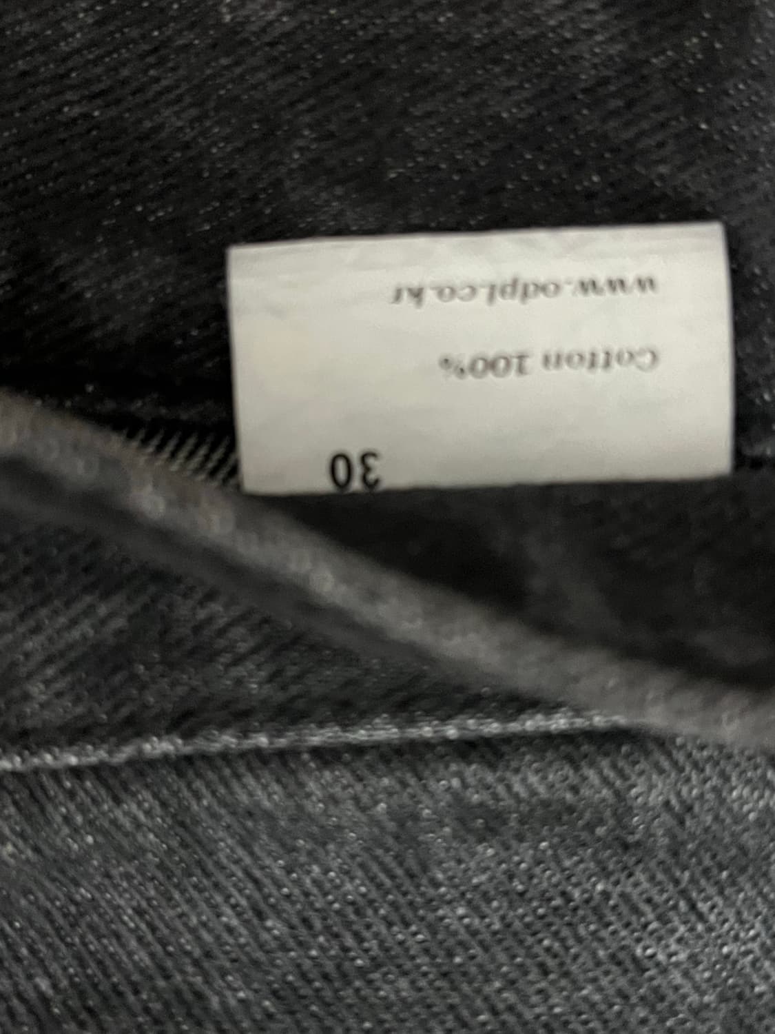 오더플리즈 흑청데님 30 상품이미지2