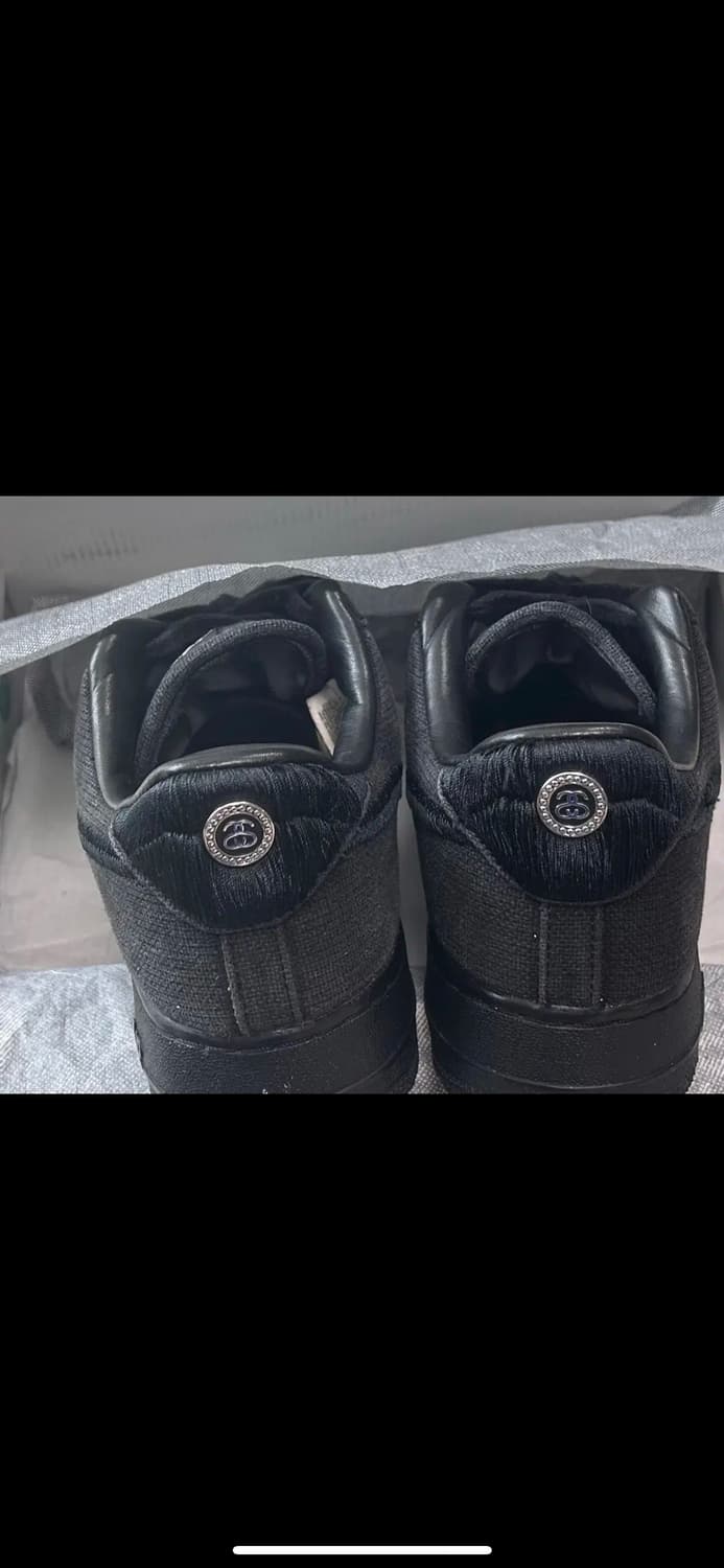 스투시 나이키 에어포스 1 트리플 블랙 상품이미지3