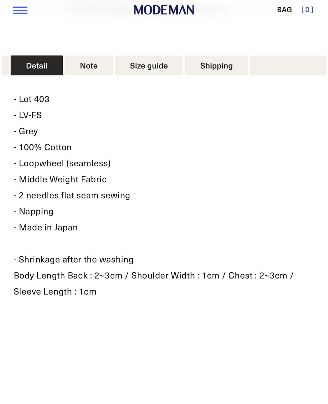 (새상품) 웨어하우스 스웻셔츠 맨투맨 44사이즈 상품이미지4