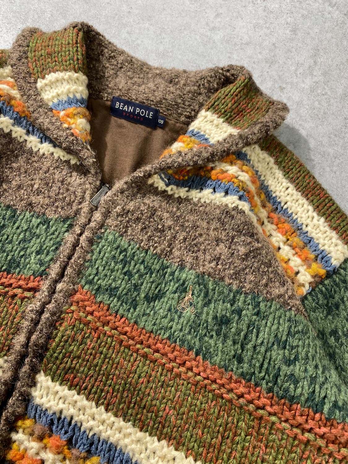 [XL] 00s Bean Pole 빈폴 헤비울 니트 집업  상품이미지3