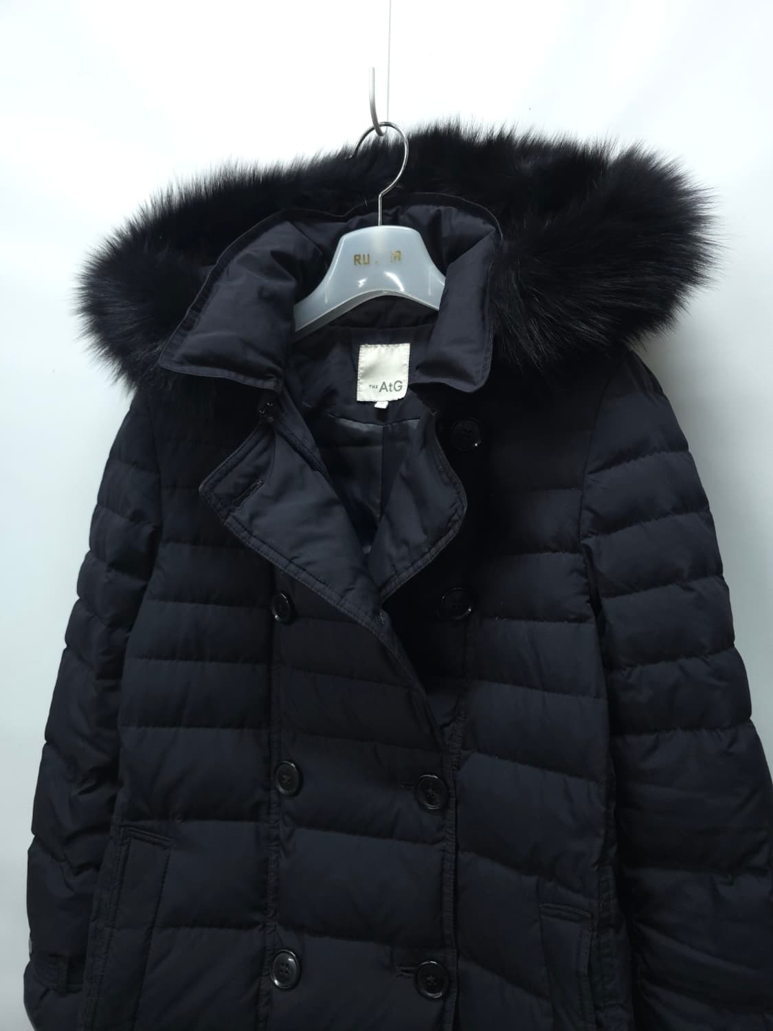 더엣지 여성 폭스퍼 프리미엄 구스다운 패딩코트 상품이미지7