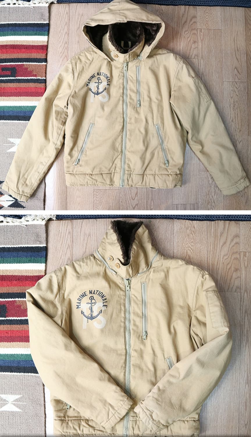 일본판 HOUSTON 휴스턴  후드 덱자켓

38사이즈 상품이미지2