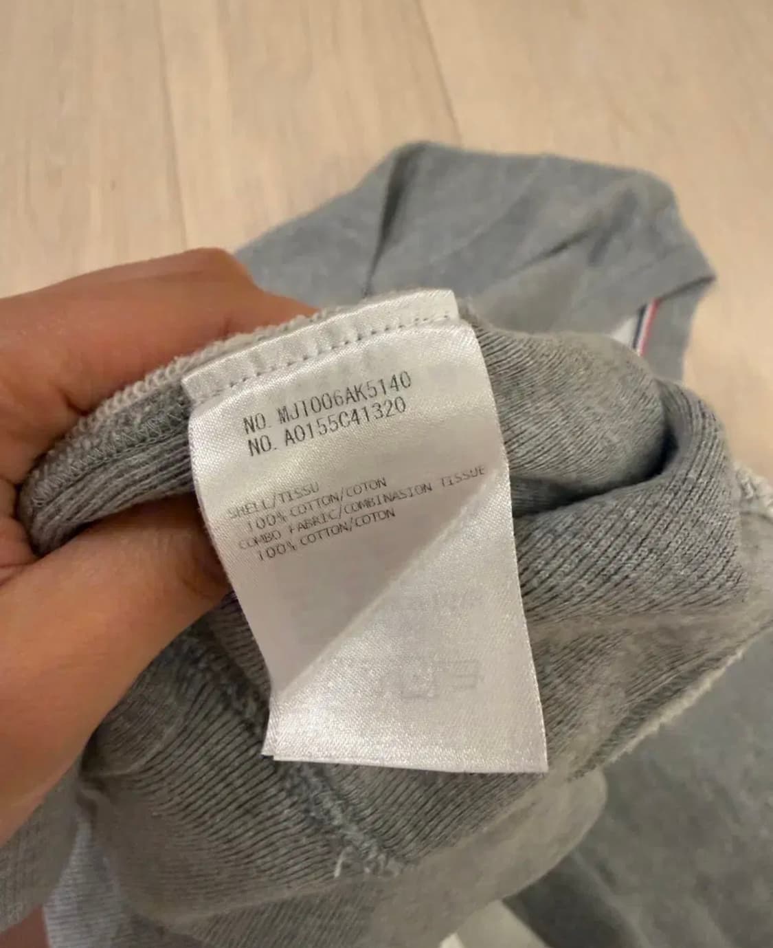 톰브라운 맨투맨 3 사이즈 가단 57 총장69 상품이미지6