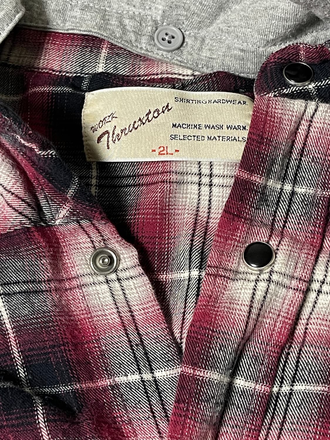 punk 00's check hoody shirts 상품이미지4