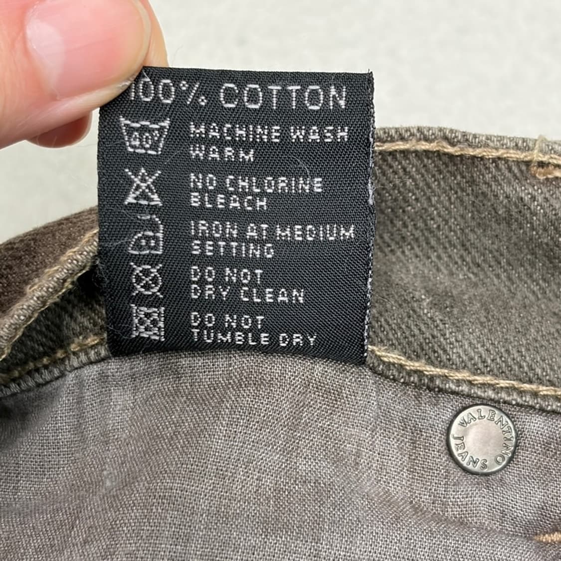 VALENTINO 브라운 코튼팬츠 32 상품이미지6