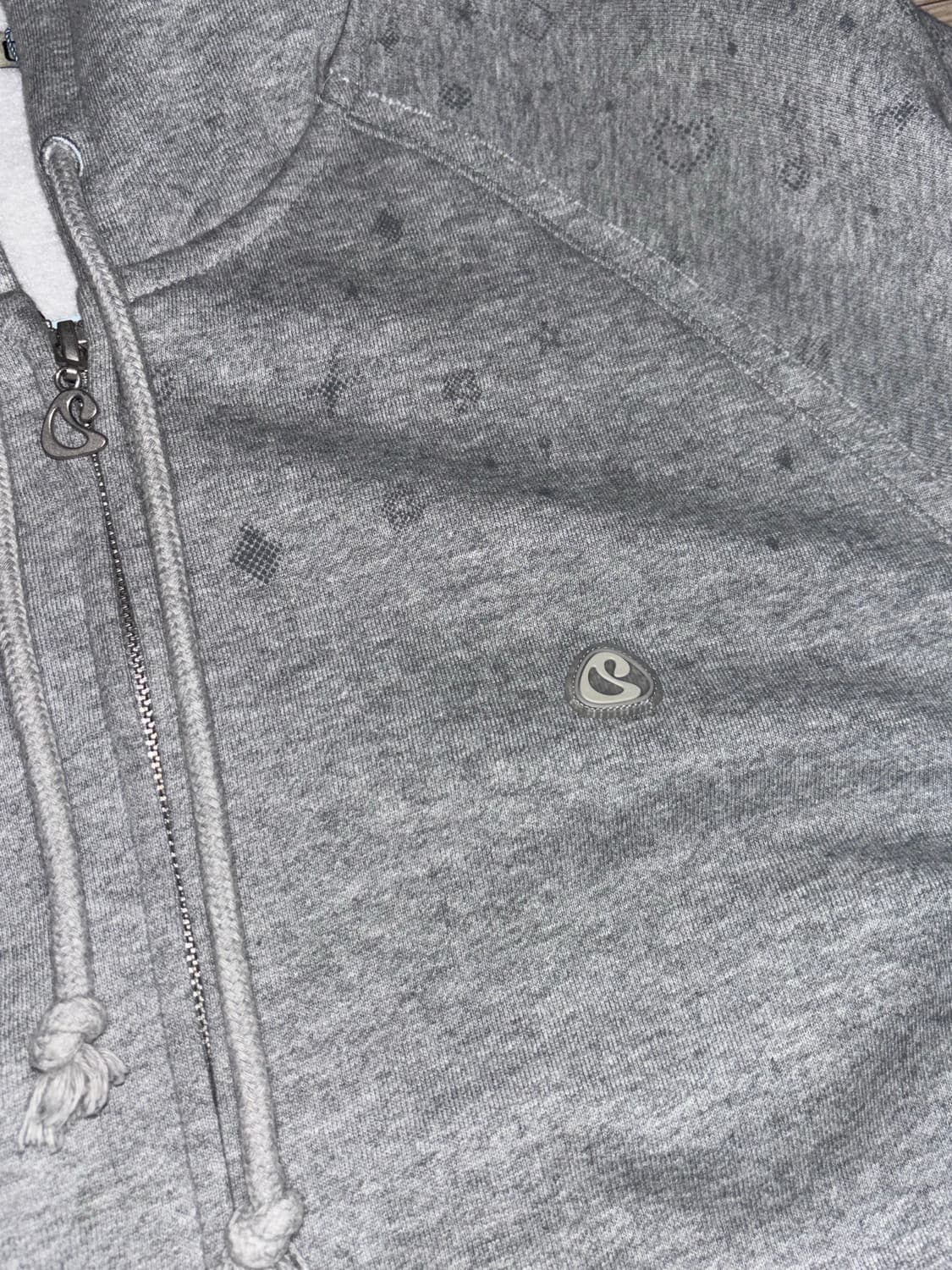 coyseio 코이세이오 트윙클 후드집업 멜란지 그레이 상품이미지4