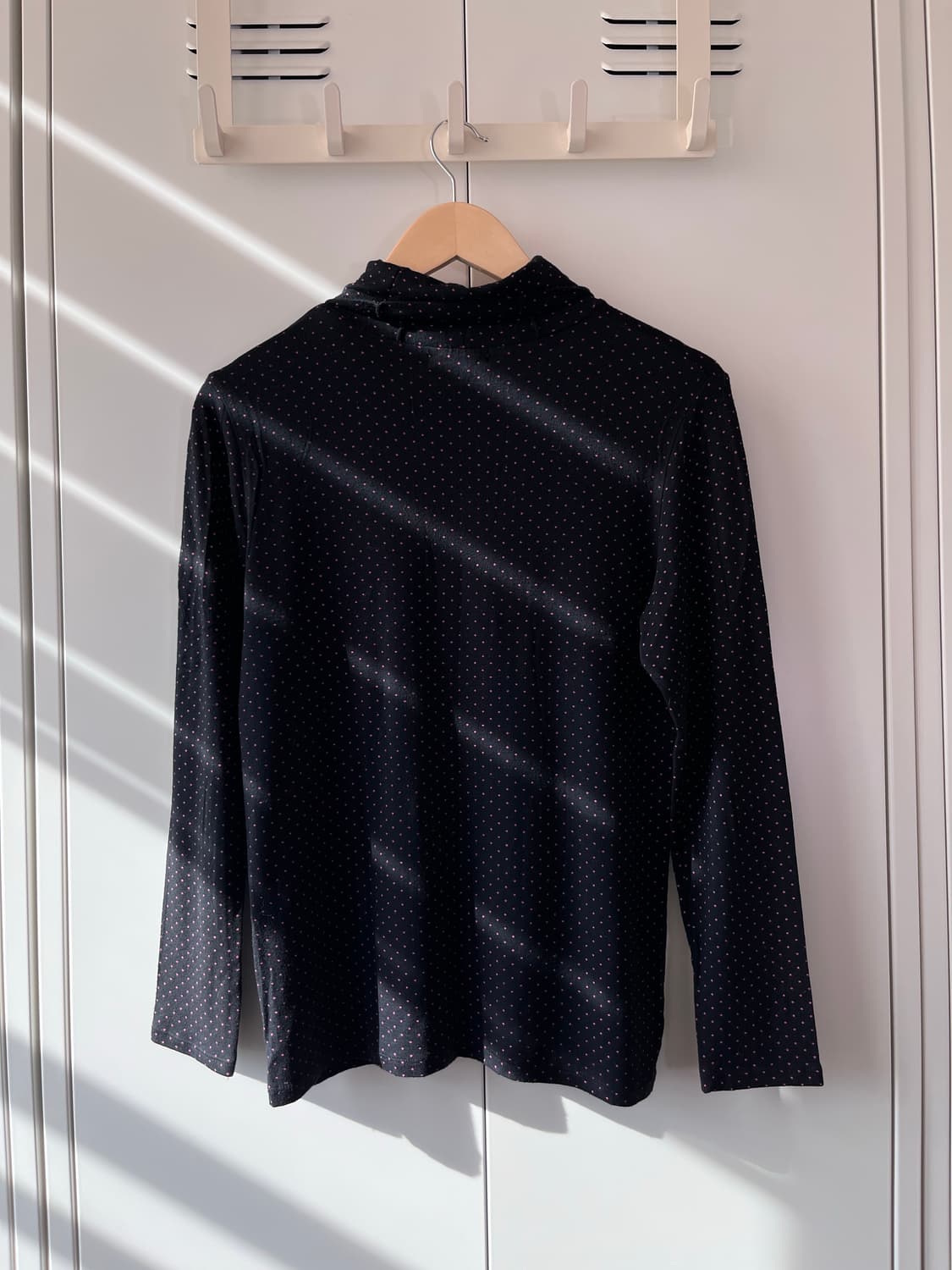 The oria 별 패턴 목폴라 롱 슬리브 상품이미지8