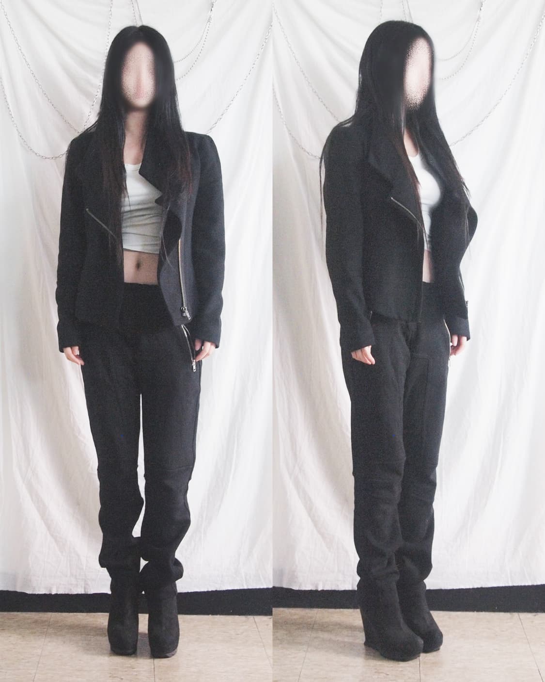 발망 JPN 세미 와이드핏 바이커 스웨트팬츠 상품이미지2