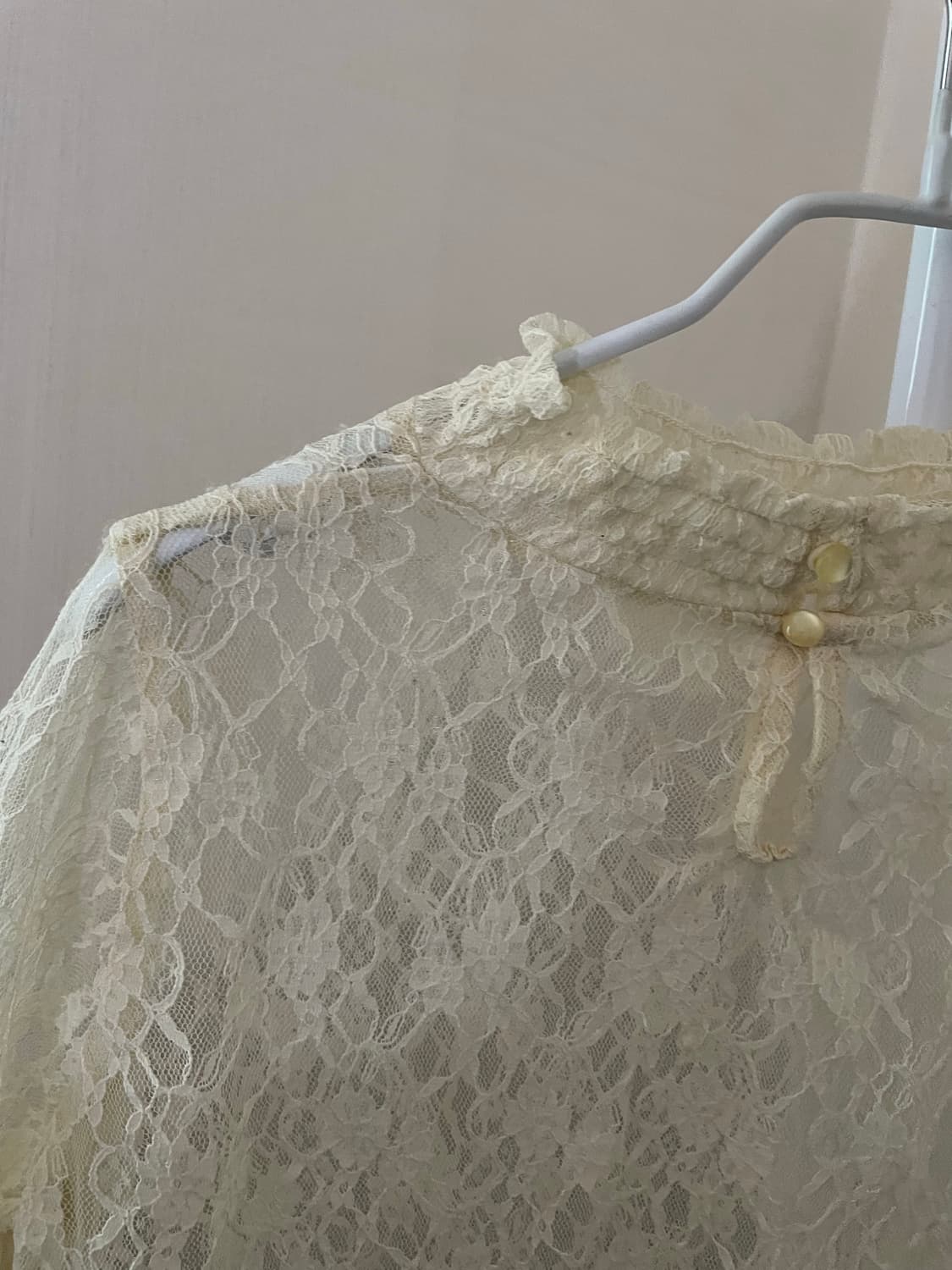 빈티지 레이스 퍼프 블라우스  상품이미지4