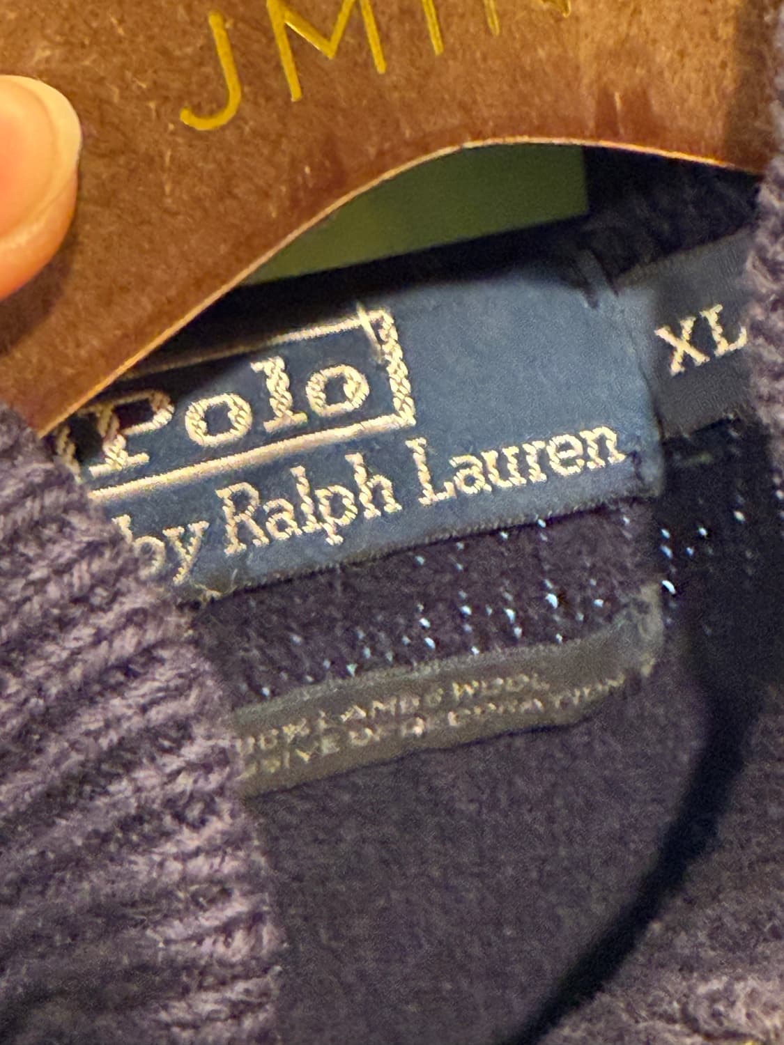 폴로 랄프로렌 그린포니 네이비 집업 니트조끼 상품이미지2