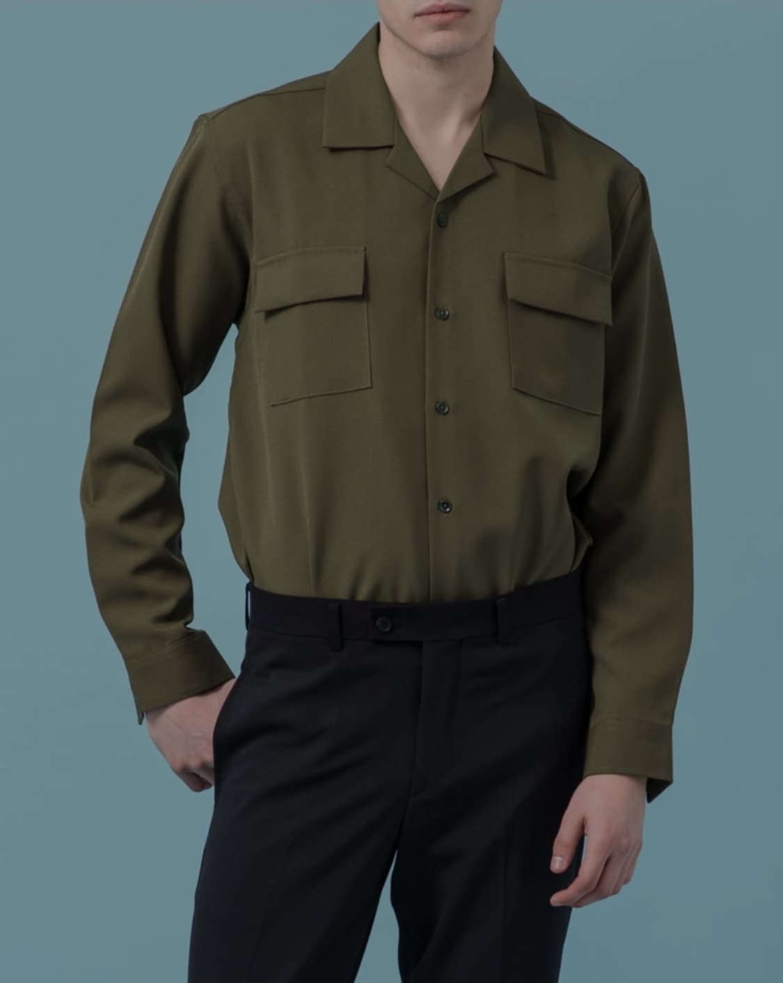 지프리시 오픈카라 셔츠 L _ 남성 상품이미지1
